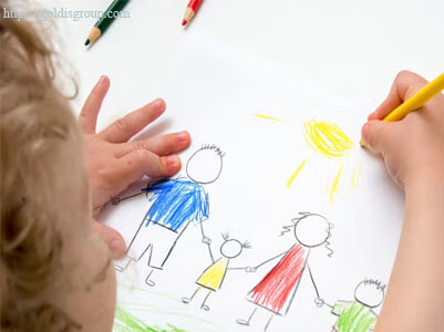 تفسیر رنگ در نقاشی کودکان با توجه به سن آنها